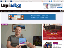Tablet Screenshot of largsandmillportnews.com